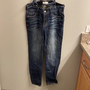 Hollister suspended overall jeans
